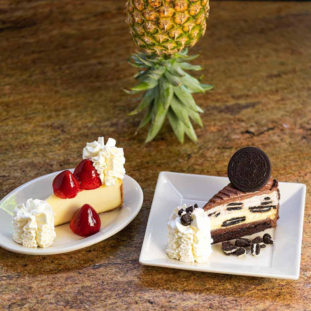 Get $5 slice of cheesecake at cheesecake factory