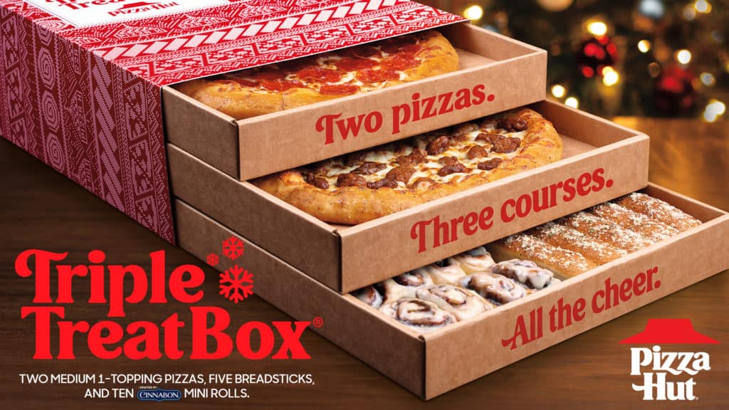 Pizza hut triple treat box special