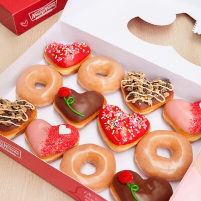 Krispy Kreme's Valentine's day Dough-Note collection