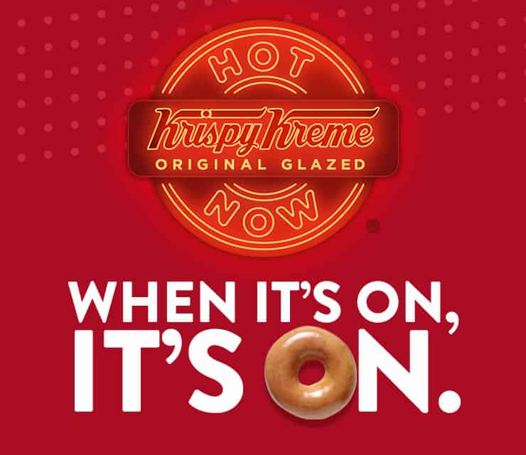 free doughnut at Krispy Kreme all summer long