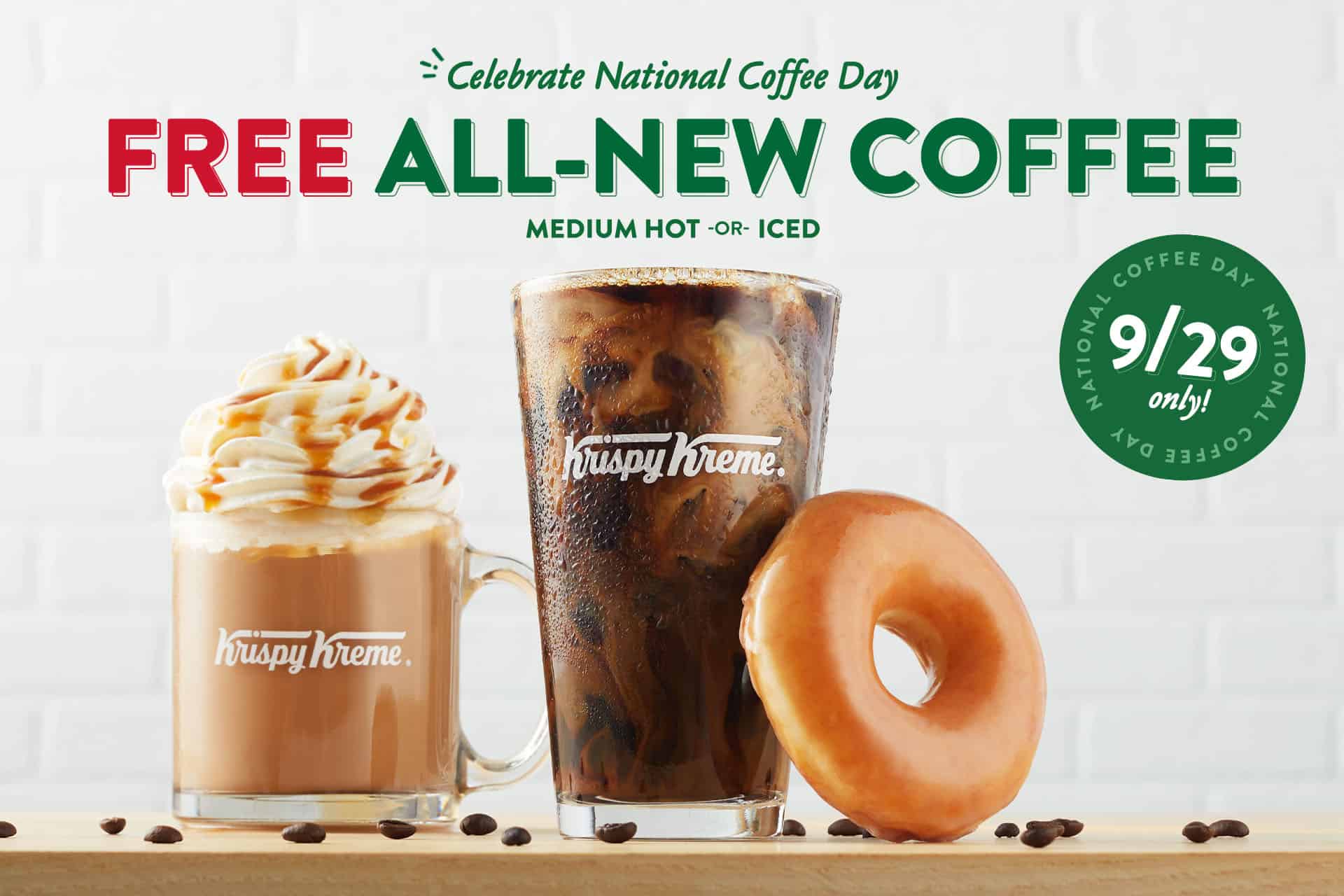 Krispy Kreme National Coffee Day deals