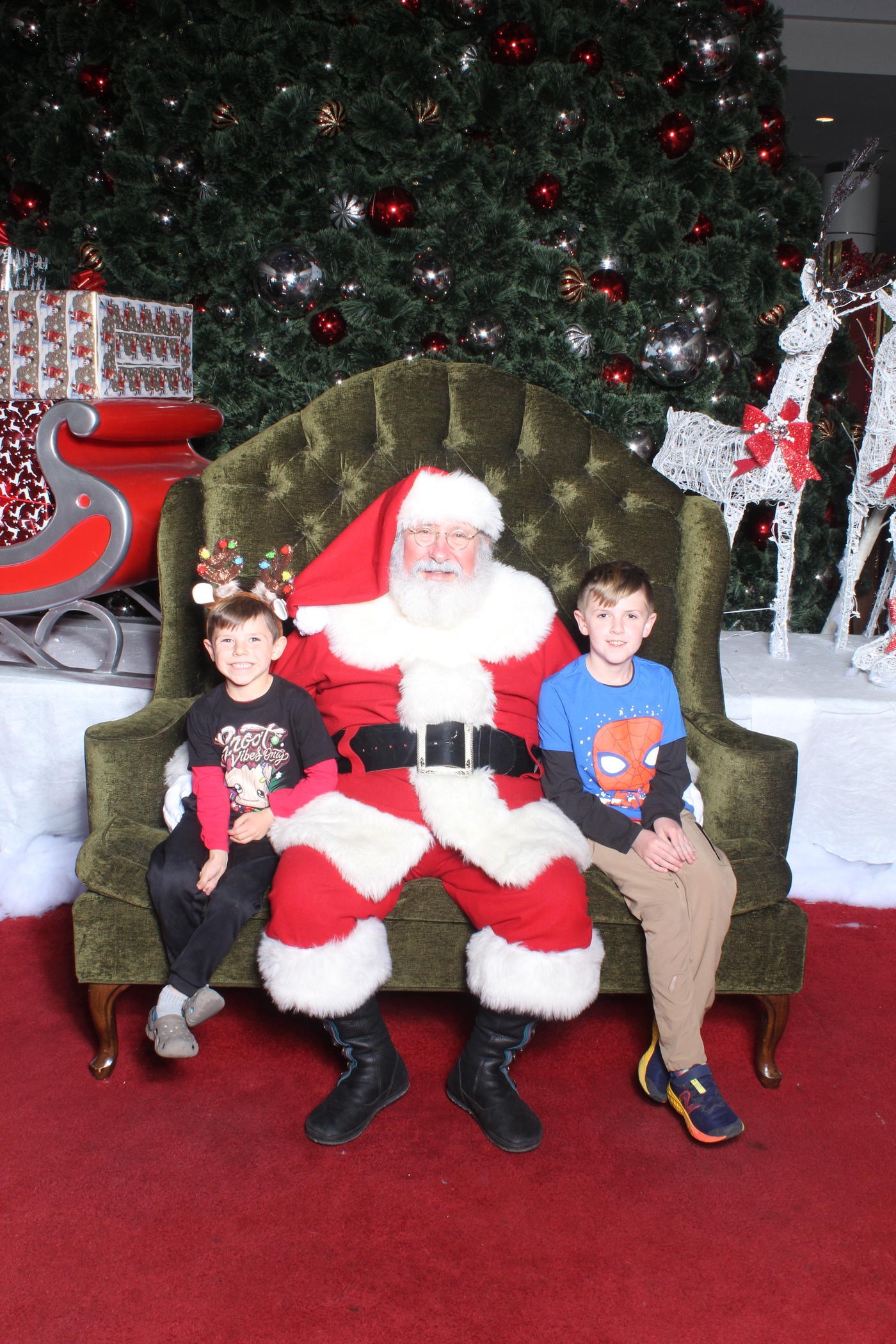 Where is Santa visit at Galleria Mall, from Cherry Hill Programs