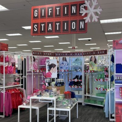 Target holiday gifting station