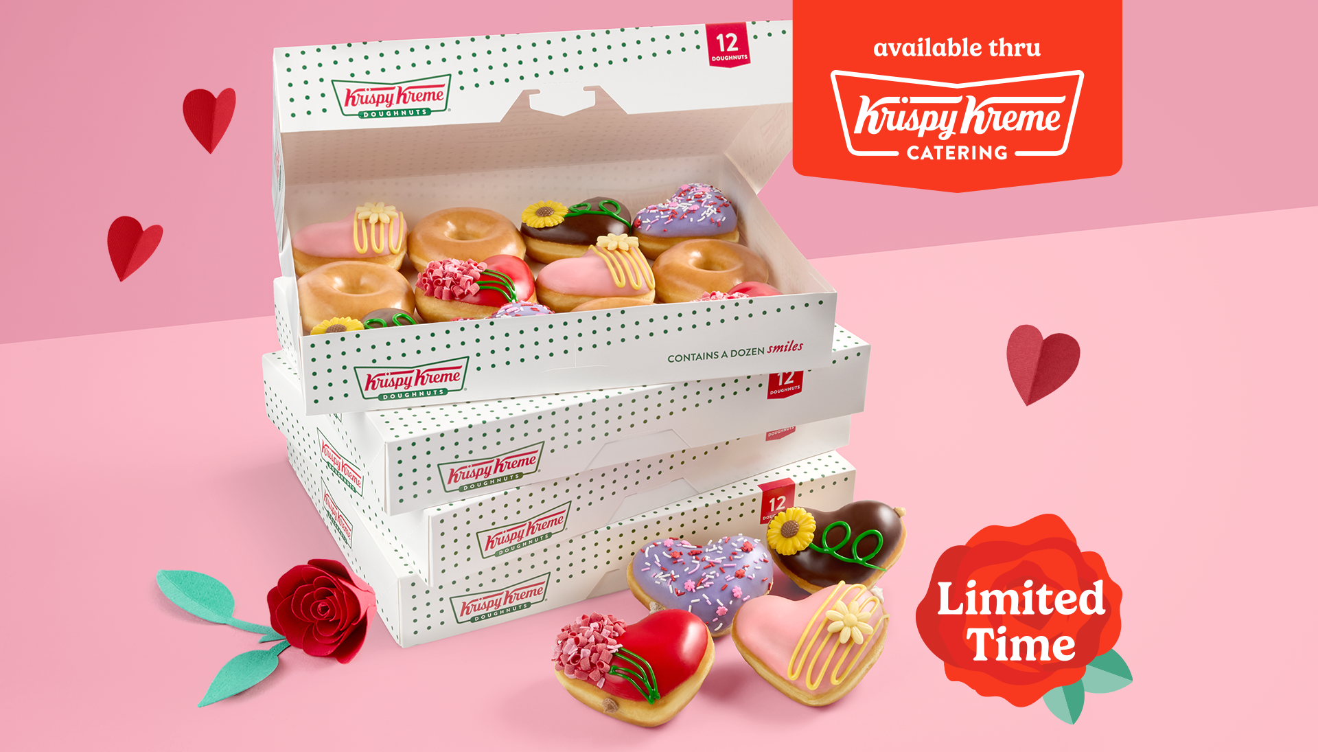 valentines day krispy kreme doughnuts