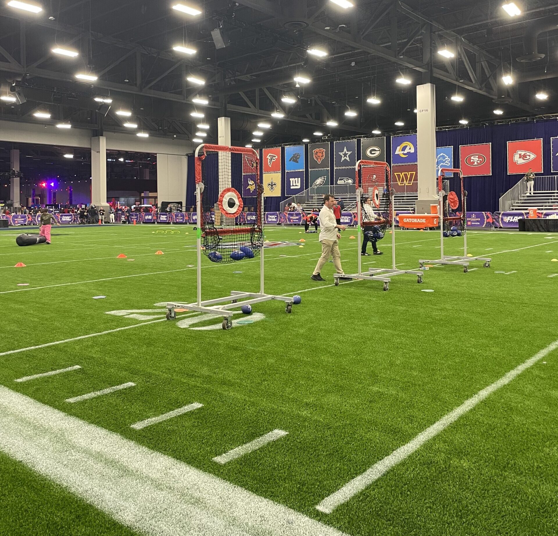 Super Bowl Experience player field