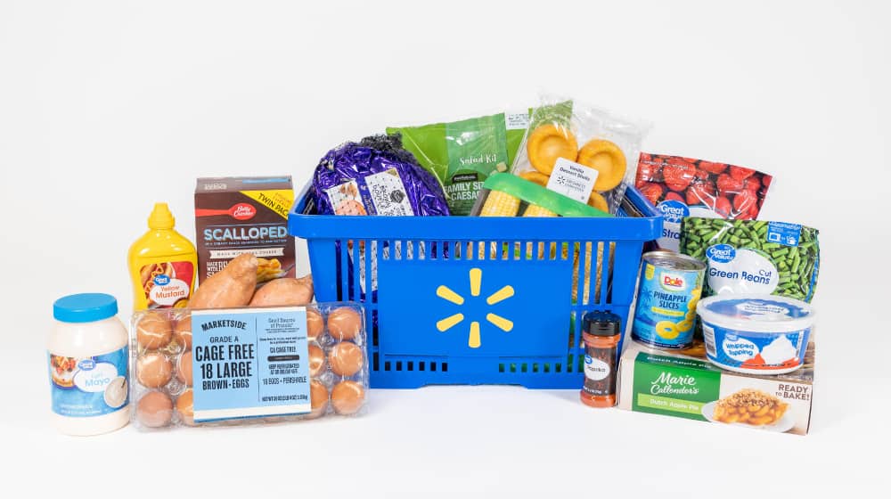 Walmart Easter meal and baskets