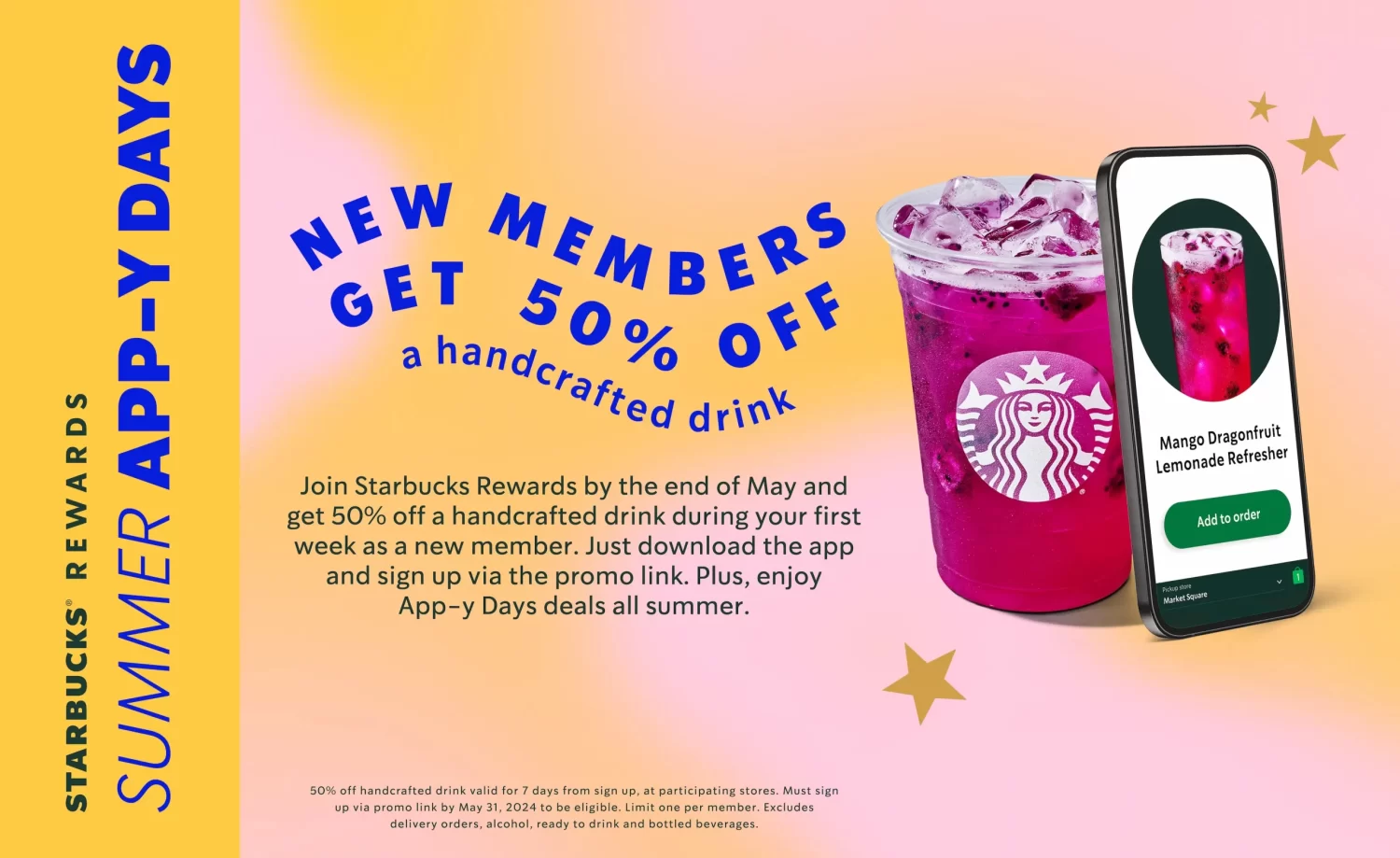 Starbucks members reward